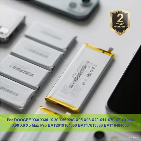Battery For DOOGEE X60 X60L X 30 X55 X9S X95 X96 X20 X11 X70 X7 X9 X93 X90 X6 X5 Max Pro BAT20191043
