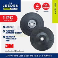 3M™ Fibre Disc Back-Up Pad 4'' x 16.0mm by Leeden Online Store