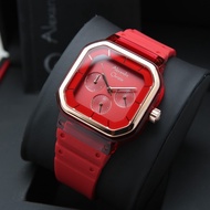 Alexandre christie AC 2811 jam tangan wanita rubber original garansi resmi