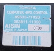 Toyota Hilux KUN25 4WD Control Ecu Relay (89533-71020)