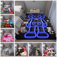 Chaopai KAWS Carpet Sesame Street Boys Personalized Trend Bedroom Full Bedside Floor Mats Rack Drum Soundproof Floor Mats Customized 059
