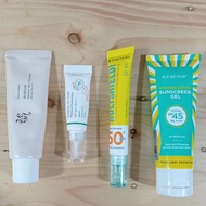 Preloved sunscreen Azarine Somethinc Axis Y Beauty of Joseon BOJ