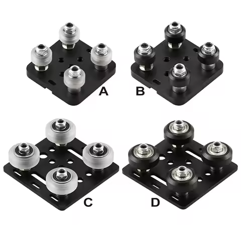 3D Printer Parts 2040 V Gantry Plate Set Special Slide Plate Pulley For 2040 V-slot Aluminum Profile