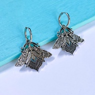 Vampire Halloween cos Gothic Retro Moth Y2k Earrings Jewelry