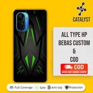 Garskin Skin POCO F3 Black Shark Green Gaming - Gratis 1 Bisa Custom