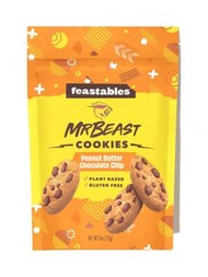 Feastables MrBeast Peanut Butter Chocolate Chip Cookies 野獸先生 花生醬朱古力粒餅乾 6oz / 170g【850027880501】