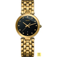 RADO Watch R48872163 / Florence Quartz / Women's / Date / 28mm / Sapphire Crystal / SS Bracelet / Black Gold