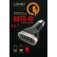 LDNIO C701Q 4 USB 6.6A FAST CAR CHARGER ADAPTER