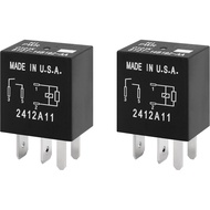 2PCS Penggantian Relay Kereta OEM #   8T2T-14B192-AA, Relay Automotif 4 Pin Serbaguna untuk Kereta y