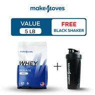 (5LB) MakeMoves Whey Protein Isolate - เวย์โปรตีน สูตรลีนไขมัน โปรตีนสูง ไม่มีน้ำตาล