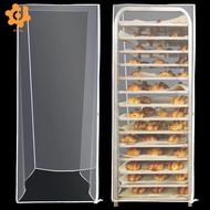 [utruiut0k] Transparent PVC Baker Rack Cover Dustproof Storage Rack Shield for Kitchen Display Baker