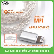 Dây bạc cao cấp Kz chân lightning (ios)