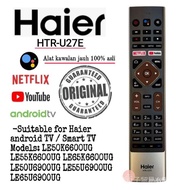 HAIER รีโมตคอนโทรล สําหรับ Android TV htr-u27e Netflix LE50K6600UG LE55K6600UG LE65K6600UG LE50U6900