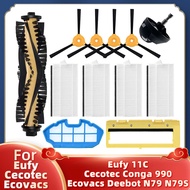For Ecovacs Deebot N79S N79 Accessories Parts of Hepa filter Roll brush Primary Filter Mop for  Eufy