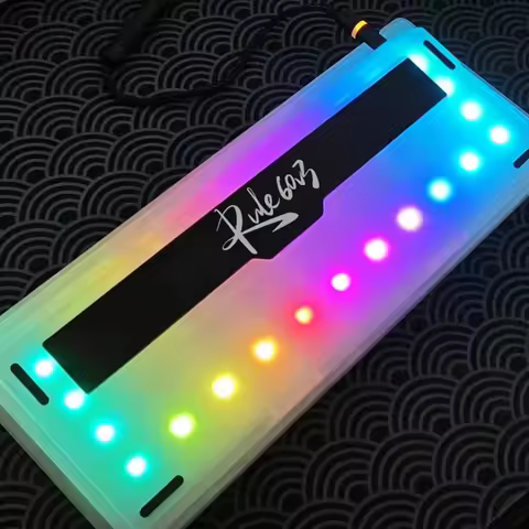 Rule60 V3 Keyboard Kit HHKB/WKL/WK Layout Wired/Three Mode Customized RGB Backlit Keyboard Kit Mecha