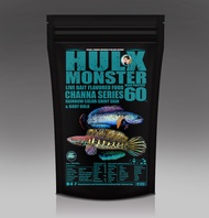 Hulx Monster Live Bait Flavor Channa Series 60% Protein 500g Floating Pellets