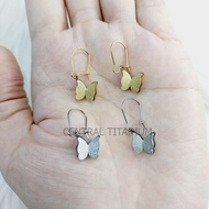 TITANIUM Butterfly Earrings AT002 Earrings