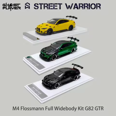In Stock SW 1:64 G82 M4 GTR Competition Full Widebody Kit Diecast Diorama Car Model Collection Stree