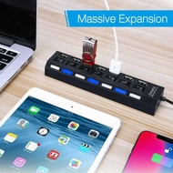 TOMBOL USB Hub 2.0 7 Port with On Button/Off - U911 USB HUB 7 Port