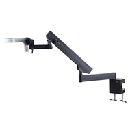 กล้องจุลทรรศน์ 3.5X-180X Science Microscope แขนที่เก็บของแบบเทียมไม้เซลฟี่ Zoom Simul Focal อุตสาหกร