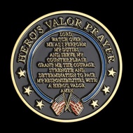 Ready stock US Space Force Challenge Coins Heroes Heroes Pray for Courage Coins Commemorative Coins 
