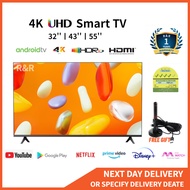 Google TV | Android TV | 4K Smart TV | Digital TV | HDR10 | Quantum Colors | Netflix | Youtube | Google Play | 55 Inch | 43 Inch | 32 Inch| Wifi