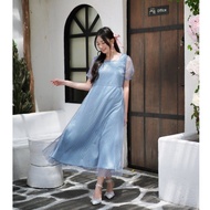 Miss Nomi - Brocade Dress Vol.3 Luxury Brocade Tile Maxi Dress Long Bridesmaid Jumbo Party Dress