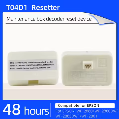 T04D1 Maintenance box Waste Ink Tank Chip Resetter For Epson L6161 L6171 L6490 L4150 L6270 L6160 L14