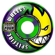 Spitfire Team Colors F4 (Formula Four) 99A Radial Full 56mm – Neon Green/Purple