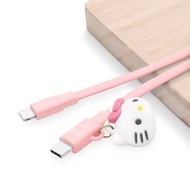 GARMMA Hello Kitty Type-c to Lightning PD傳輸充電線 甜心粉