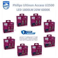Philips Headlight Bulb Car LED Ulnon Access U2500 1800LM 6000K No Modified Required