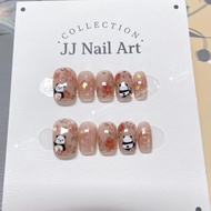 Oreo Pure Handmade Wearable Nail Art Đen Màu Trơn Dễ Dùng Không Có Thương Hiệu Sản Xuất Tại Trung Qu