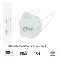 KN 95 | Face Mask | N95  Face Mouth Mask | Filter WHITE | 50 pcs