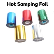 Hot stamping foil hot print undangan cover buku