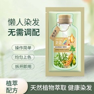 Plant Hair Dye Bagged Hair Dye Small Package Men Women Natural Black Hair Dye Complementary Color Co