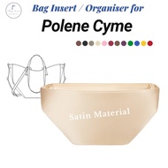 Bag Lover | Bag In Bag Satin Bag Insert For Polene Cyme / Cyme Mini Bag Organiser Bag Organizer Prev