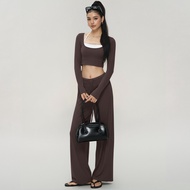 DCW | ชุดกีฬาสำหรับผู้หญิง Yoga Pilates พร้อมฟองน้ำหน้าอก