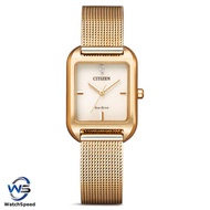 Citizen EM0493-85P EM0493 Gold Eco-Drive Stainless Steel Womens Watch