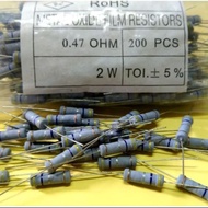 (10 pieces) Resistor 2W 0.47 R