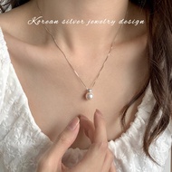 S925 Sterling Silver Shijiazircon Necklace Female French Exquisite Light Luxury Niche Design High-En