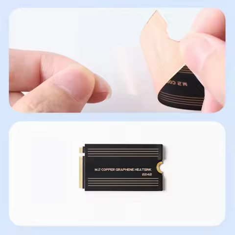 K3NB Effective 2242 SSD Heat Sink Heat Dissipation Solution for 2242 SSD Metal Cooling Vest Easy Ins
