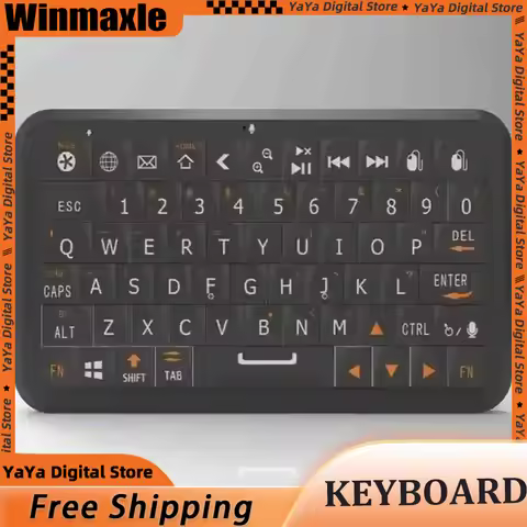 Winmaxle Modelb1 Keyboard Mini Handheld Keyboard Portable Multi-system Compatible Wireless Bluetooth