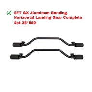 EFT GX Set Lengkap Gear Pendaratan Mendatar Aluminium / EFT GX Horizontal Landing Gear Set 25×880 (2