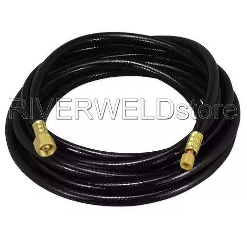 RIVERWELD Power Cable Hose for PT-31 Plasma Cutter Torch 25 Feet 7.5 Metre Wire 4mm2 Connector 3/8-2