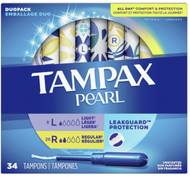 Tampax - 衛生棉條 - 輕度/常規吸收性 (8 Light/ 26 Regular) - 平行進口