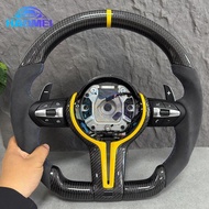 BMW F30 M5 M3 M2 M8 F10 E90 E89 F12 F13 E92 F20 F06 F80 F82 F83 F31 yellow carbon fiber suede tricol