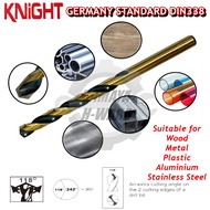 KNIGHT Heavy Duty HSS Drill Bit For Stainless Steel, Metal, Wood & PVC. (1MM-8MM) Drill Bit Stainles