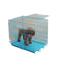 Sangkar Anjing Kawat Besi Gaya Baru Tebal Kawat Besi Lipat Sangkar Anjing Rumah Anjing Sangkar Kucin