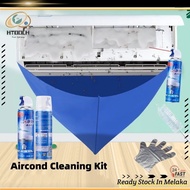 【HTOOLH】Aircond Cleaning Kit Set With Aircond Cleaning Bag Cover and Aircond Cleaner Spray for Air C