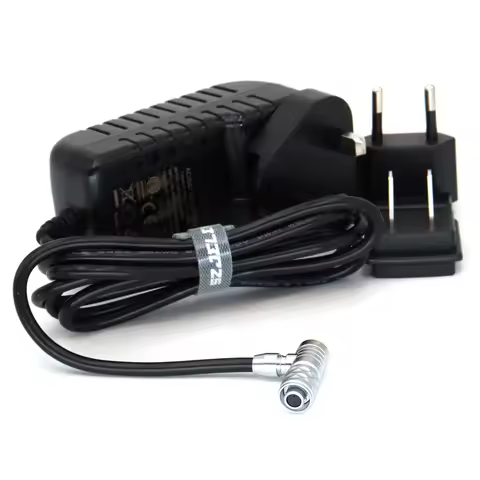 Blackmagic BMPCC 4K/6K Camera Power Adapter Weipu 2 Pin Female Output 12V 3A Compatible with EU, US,